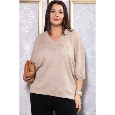 Блуза Вэнсдей (бежевая) Б14818-4М