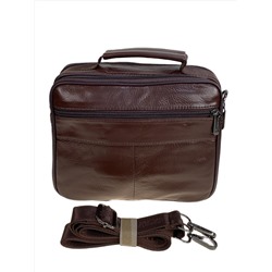 Сумка мужская из натуральной кожи, цвет коричневый
