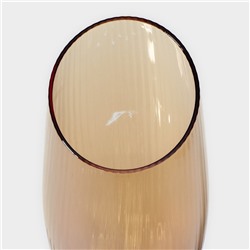 Бокалы для шампанского Magistro «Иллюзия», 180 мл, 5.5×27.5 см, набор 6 шт., стекло, золотые