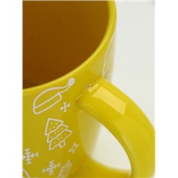 УЦЕНКА Кружка керамическая новогодняя«Новый год», 370 мл, МИКС