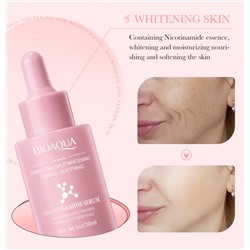 (ЗАМЯТА КОРОБОЧКА) Сыворотка для лица с ниацинамидом Bioaqua Nicotinamide Serum, 30 мл.