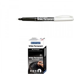 Маркер перманентный 1.2мм 2686/1 белый Centropen