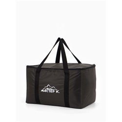 Термосумка с аккумулятором холода «Мастер К.» на молнии, объём 25 л, сохраняет холод до 6 ч, хаки