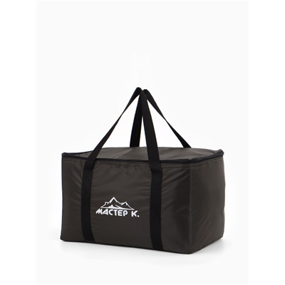 Термосумка с аккумулятором холода «Мастер К.» на молнии, объём 25 л, сохраняет холод до 6 ч, хаки
