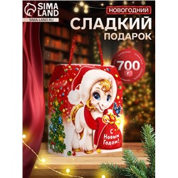 Сладкий новогодний подарок «Снежок», детский, 700 г
