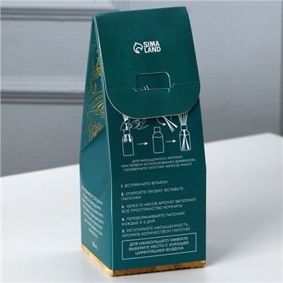Диффузор ароматический Home perfume, аромат зеленый чай, 30 мл.