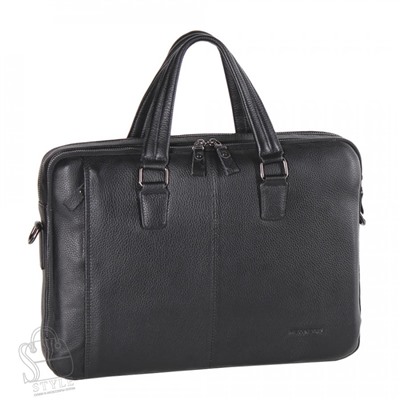 Портфель мужской кожаный 22-1167-1H black Heanbag