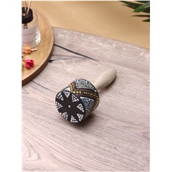 Сувенирный музыкальный инструмент «Маракас», 7×7×18 см, акация