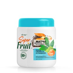 Super FRUIT Бальзам Свежесть и Очищение для норм и жирных волос Матча+Фрукт.микс 450м