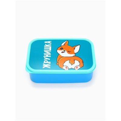 Ланч - бокс прямоугольный «Жрунишка», 1200 мл