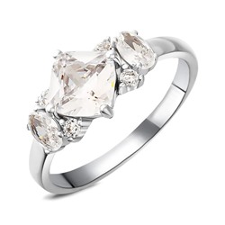 Кольцо, куб.циркон., BY-5866