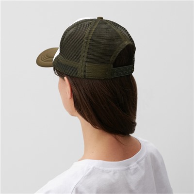 Бейсболка с сеткой MINAKU, зелёный, размер 56-58