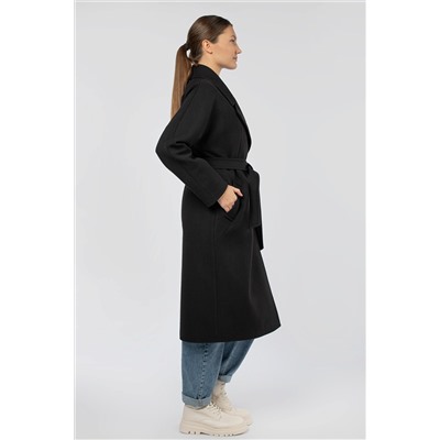 01-11457 Пальто женское демисезонное (пояс)