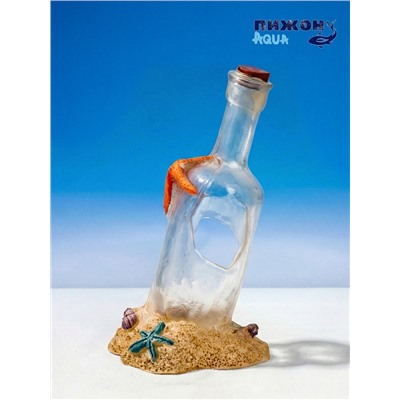 Декор для аквариума «Бутылка», 6×5.5×11.5 см
