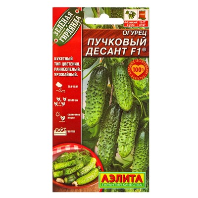 Набор семян Огурец пучковый, 10 сортов, «Мой выбор»