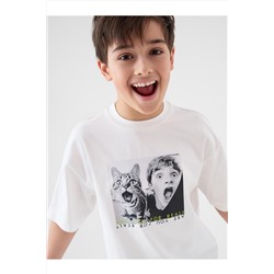 Фуфайка трикотажная для мальчиков (футболка) PLAYTODAY, 1242476