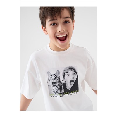 Фуфайка трикотажная для мальчиков (футболка) PLAYTODAY, 1242476