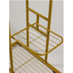 Подставка для цветов Greengo, 3 полки, 43×22×57 см, напольная, металл, цвет золотой