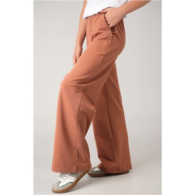 Брюки палаццо из футера для девочки Happyfox