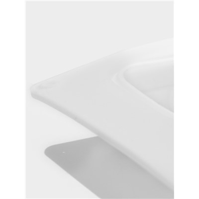 Форма для муссовых десертов и выпечки Доляна «Перина», 29×17×3 см, 6 ячеек (6.5×6.5 см), силикон, белая