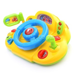 Руль "Я тоже рулю" на батарейках, в коробке