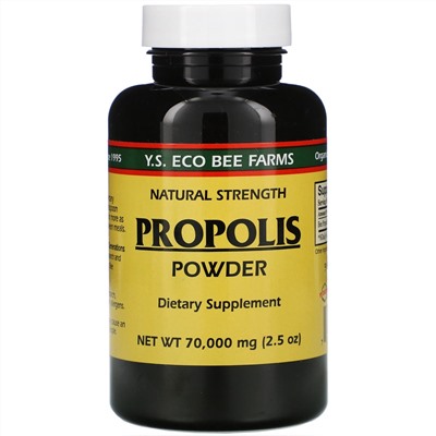 Y.S. Eco Bee Farms, Propolis Powder, 850 mg, 2.5 oz