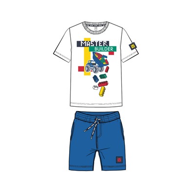 Комплект трикотажный для мальчиков: фуфайка (футболка), шорты