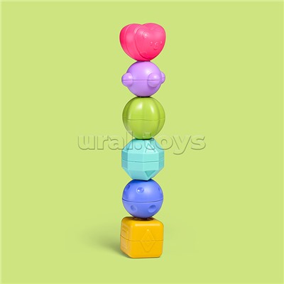 Куб развивающий "Морской мир" в коробке