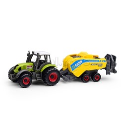 Трактор "Сельхозтехника" с прицепом (в ассортименте) в коробке