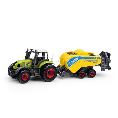 Трактор "Сельхозтехника" с прицепом (в ассортименте) в коробке