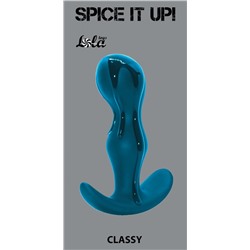 Бирюзовый анальный стимулятор Classy - 11,5 см.