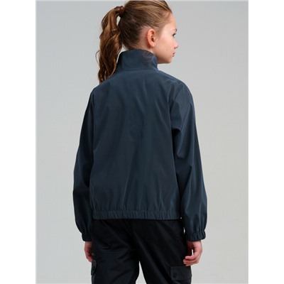 Куртка текстильная с полиуретановым покрытием для девочек (ветровка)