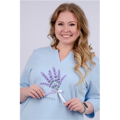 Сорочка Лаванда (Голубой)
