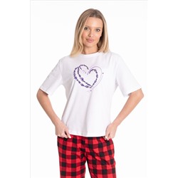 Футболка с принтом  М326066Пб