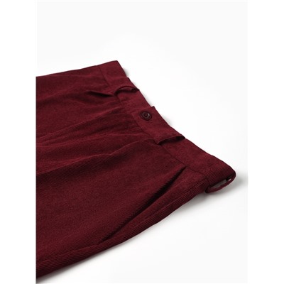Брюки мужские MINAKU, бордовые, размер 52