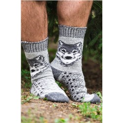 Носки шерстяные шерстяные мужские Волк НАТАЛИ, 1056138