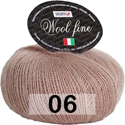 Пряжа Сеам Wool Fine