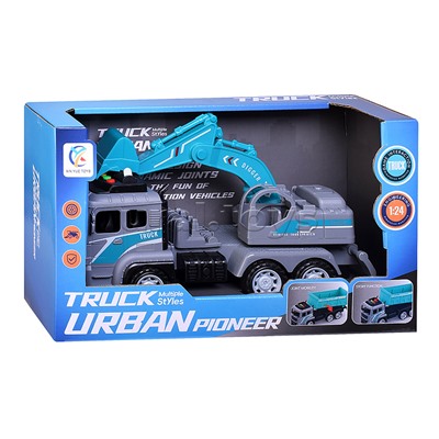 Машина "Грузовик экскаватор" в коробке