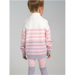 Кофта вязаная на молнии для девочки