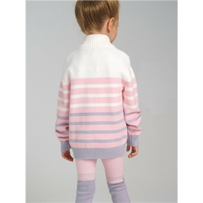 Кофта вязаная на молнии для девочки