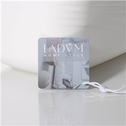 Контейнер для хранения с ручкой LaDom «Лаконичность», 39.5×22.5×17 см, белый