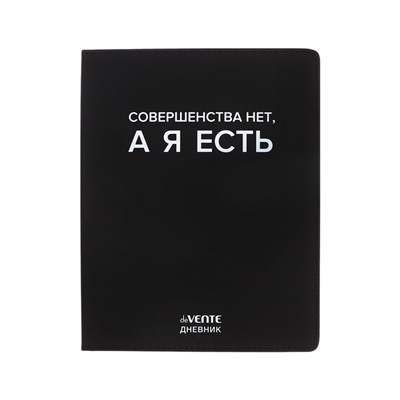 Дневник школьный для 1-11 классов, deVENTE «Совершенно нет», искусственная кожа, шелкография