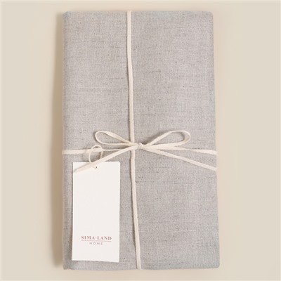 Фартук кухонный женский на завязках SL HOME Heavenly, 74×120 см, цвет небесный, 100% лён, 200 г/м²