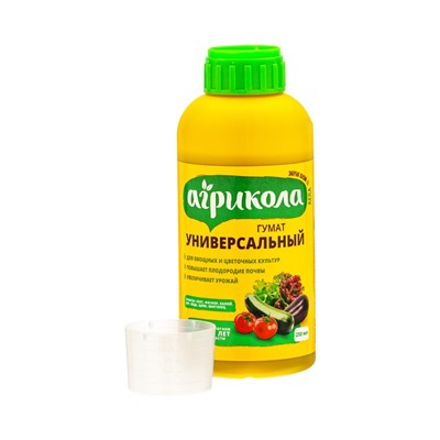 Удобрение «Агрикола БИО» гумат, жидкий, универсальное, 250 мл, «ГРИН БЭЛТ»