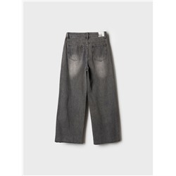 Брюки текстильные джинсовые для девочек