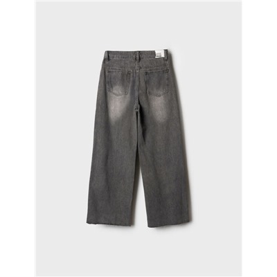 Брюки текстильные джинсовые для девочек