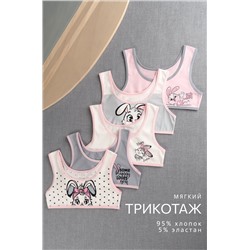 Майка-топ для девочки 5шт. Happyfox