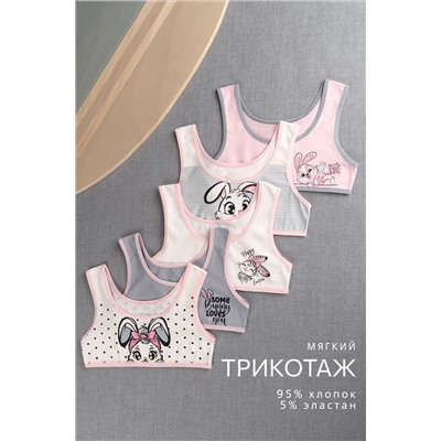 Майка-топ для девочки 5шт. Happyfox