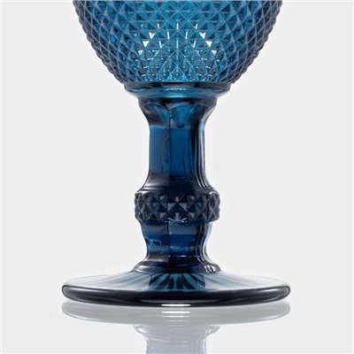 Бокалы для вина Magistro «Вилеро», 280 мл, набор 6 шт., стекло, синие