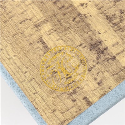 Шкатулка книга - сейф «Растительный узор», дерево и искусственная кожа, с замком, 27×18×7 см